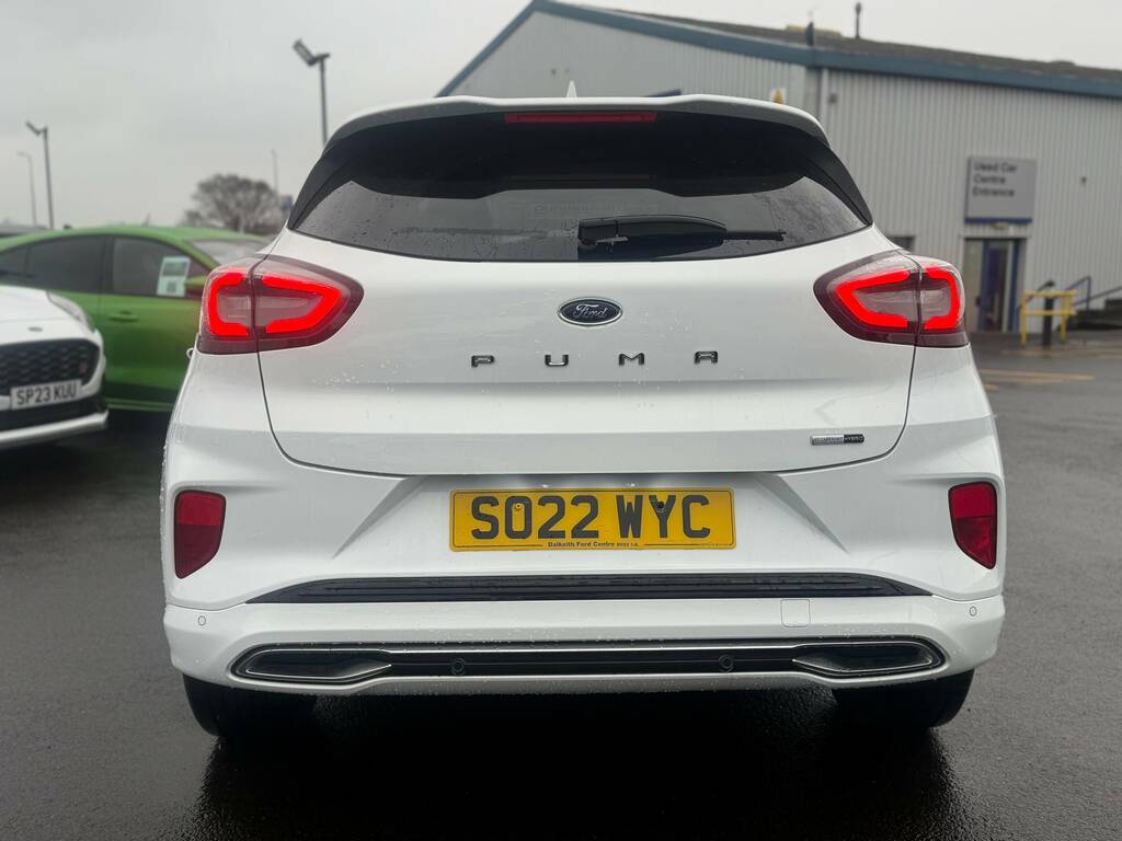 Ford Puma 1.0T Ecoboost Mhev St-line Vignale Suv SO22WYC White #5