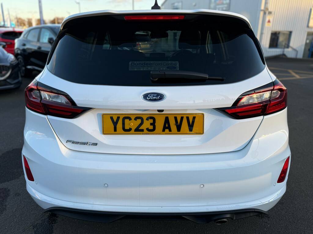 Ford Fiesta 1.0T Ecoboost St-line X 100Ps YC23AVV White #4