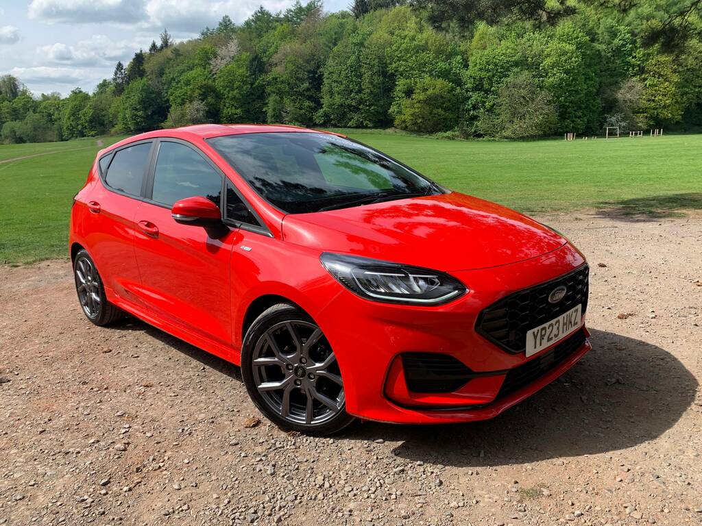 Ford Fiesta 1.0 Ecoboost Hybrid Mhev 125 St-line Edition YP23HKZ Red #3