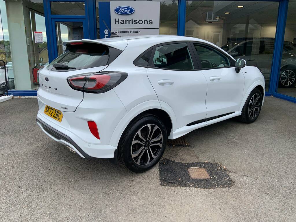 Ford Puma St-line 1.0 Ecoboost Hybrid 125Ps SK72ZBC White #3