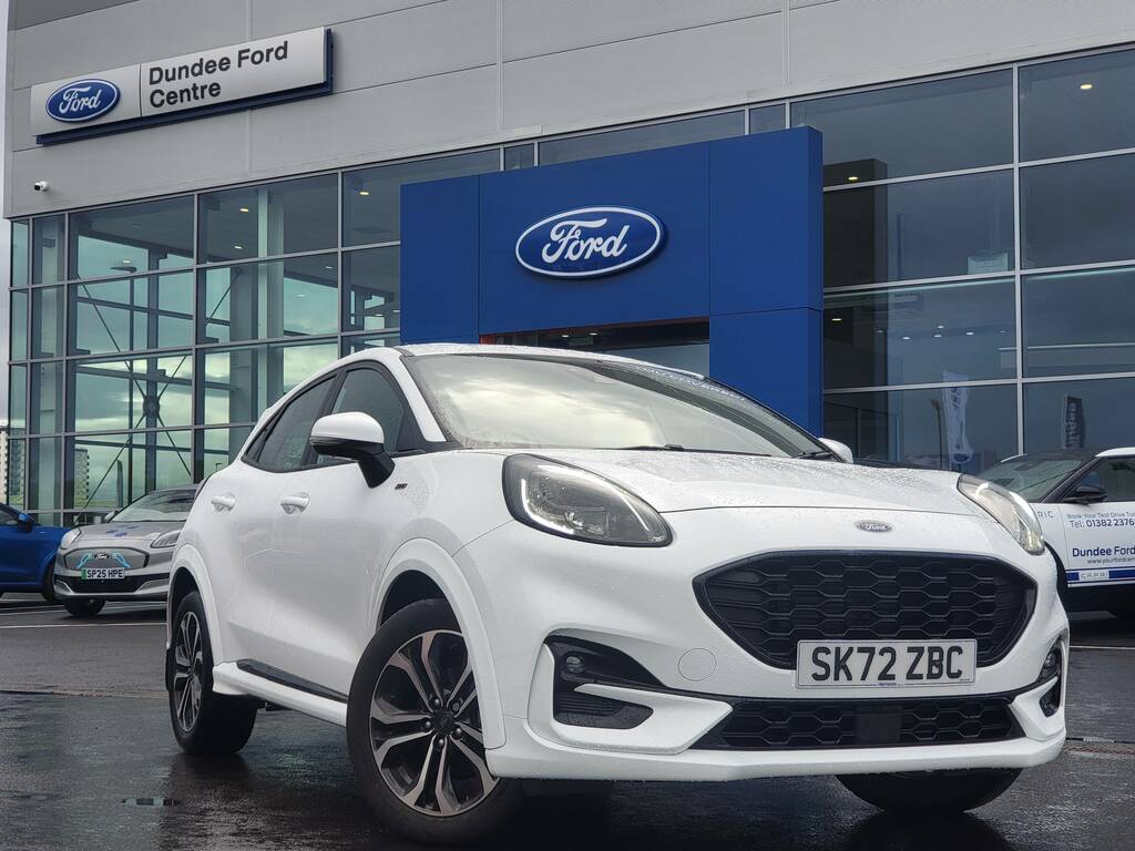 Ford Puma St-line 1.0 Ecoboost Hybrid 125Ps SK72ZBC White