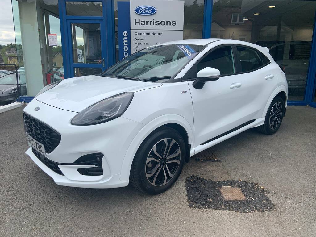 Ford Puma St-line 1.0 Ecoboost Hybrid 125Ps SK72ZBC White #2