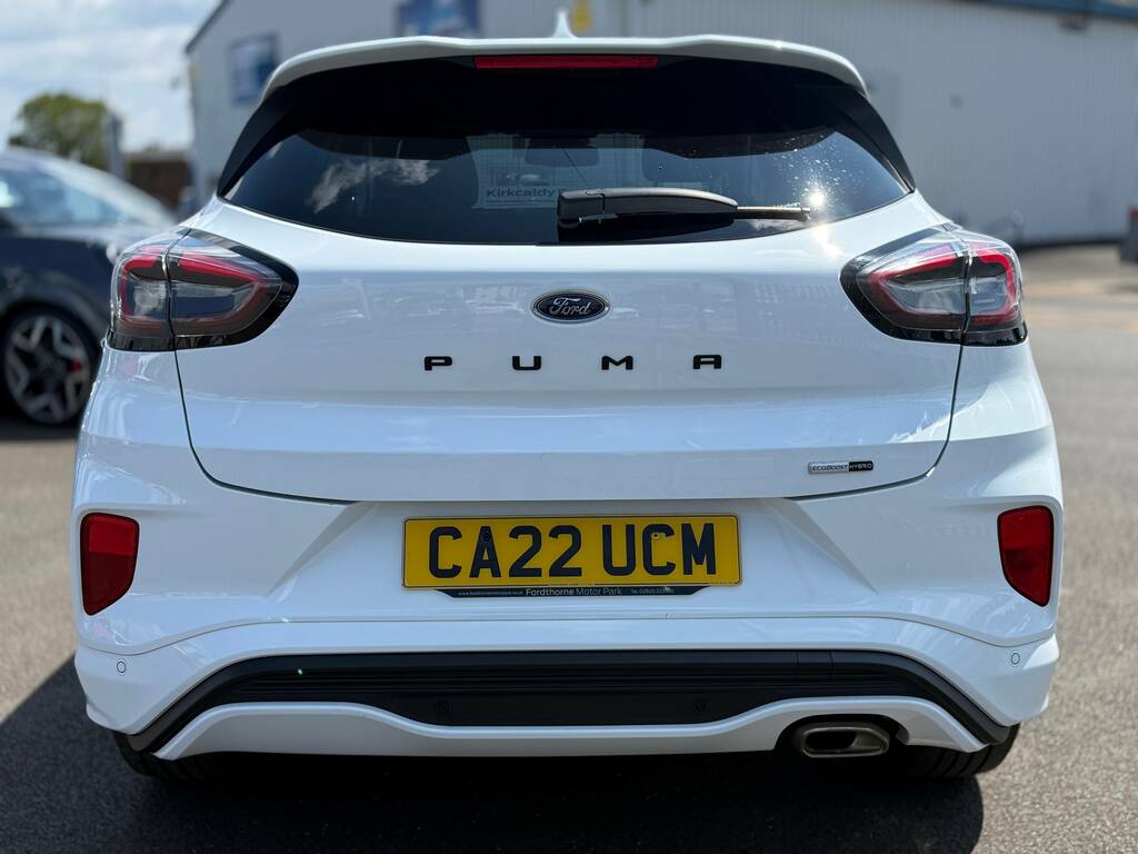 Ford Puma 1.0T Ecoboost Mhev St-line X Suv Hybrid CA22UCM White #4