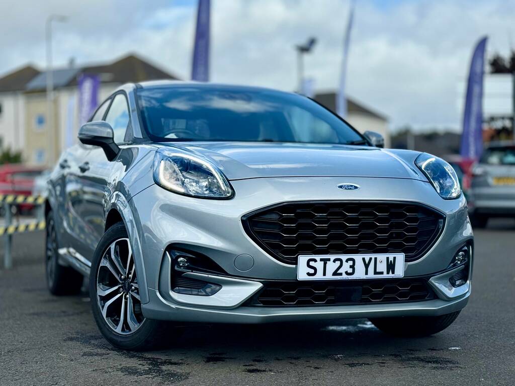 Ford Puma 1.0 Ecoboost Hybrid Mhev St-line ST23YLW Silver #2