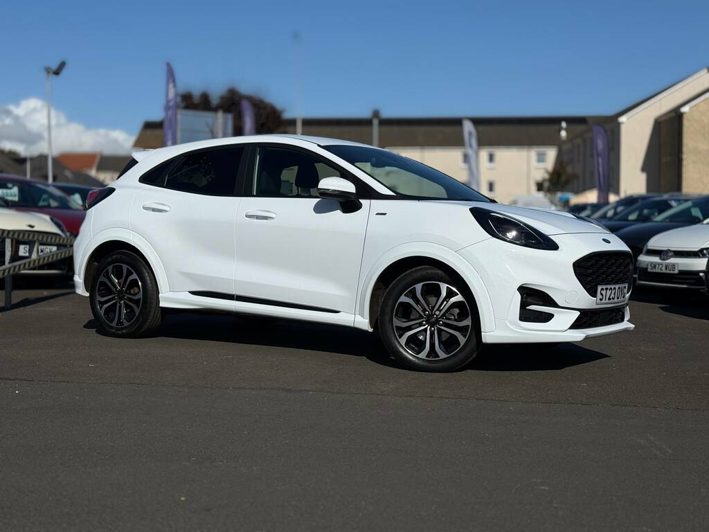 Ford Puma 1.0T Ecoboost Mhev St-line Suv Hybrid M White