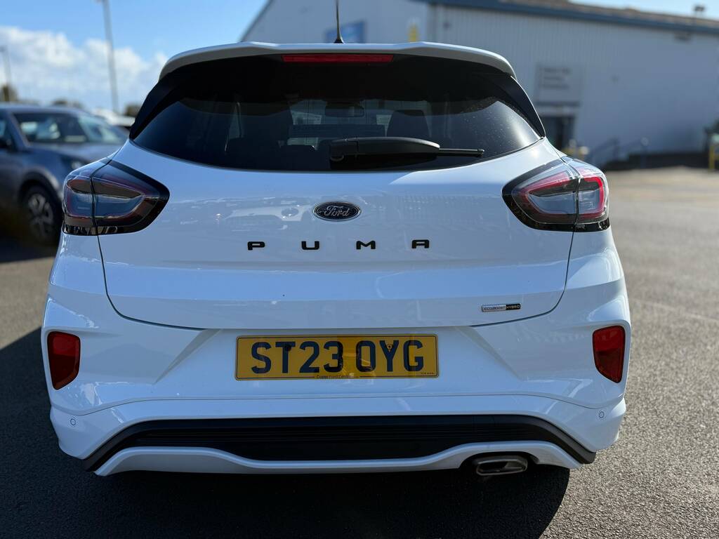 Ford Puma 1.0T Ecoboost Mhev St-line Suv Hybrid M ST23OYG White #4