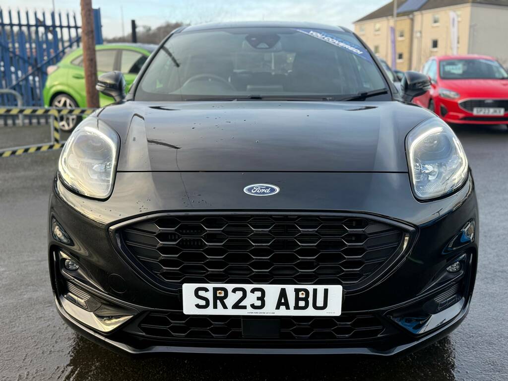 Ford Puma 1.0T Ecoboost Mhev St-line Suv Hybrid M SR23ABU Black #2