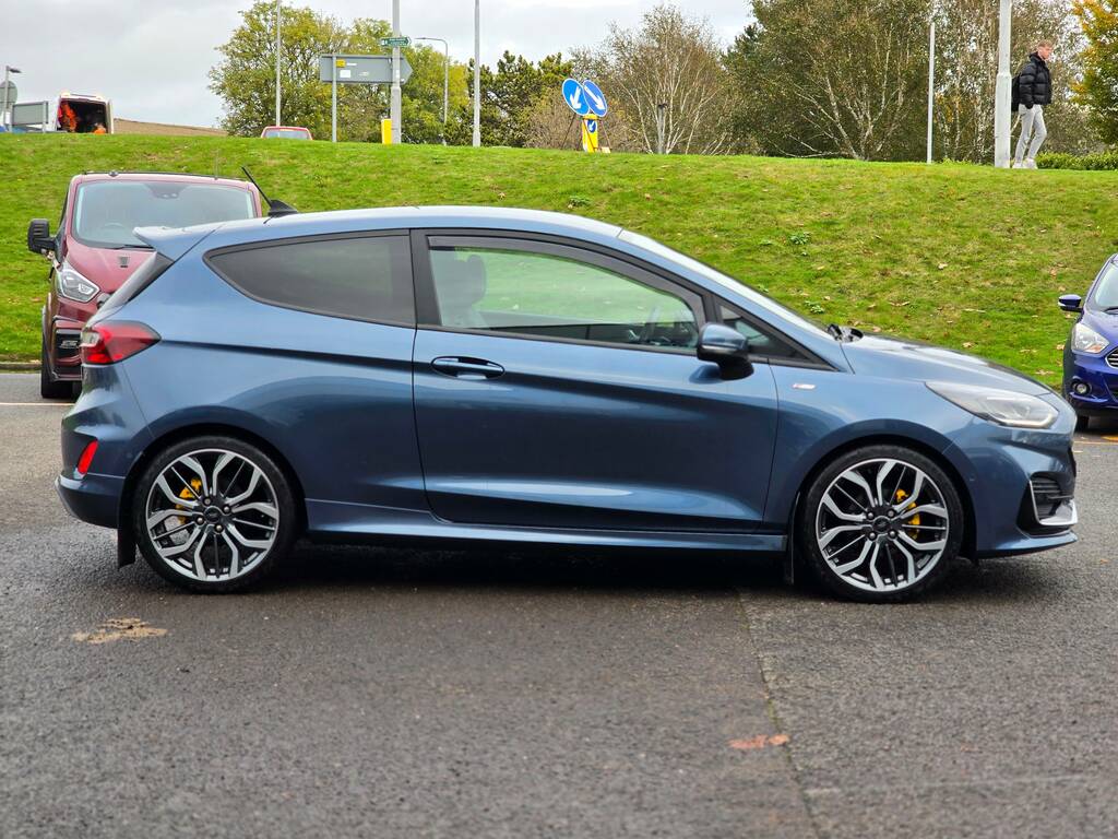 Ford Fiesta 1.0 Ecoboost St-line Vignale Mhev 155Ps ST22UNE Blue #4