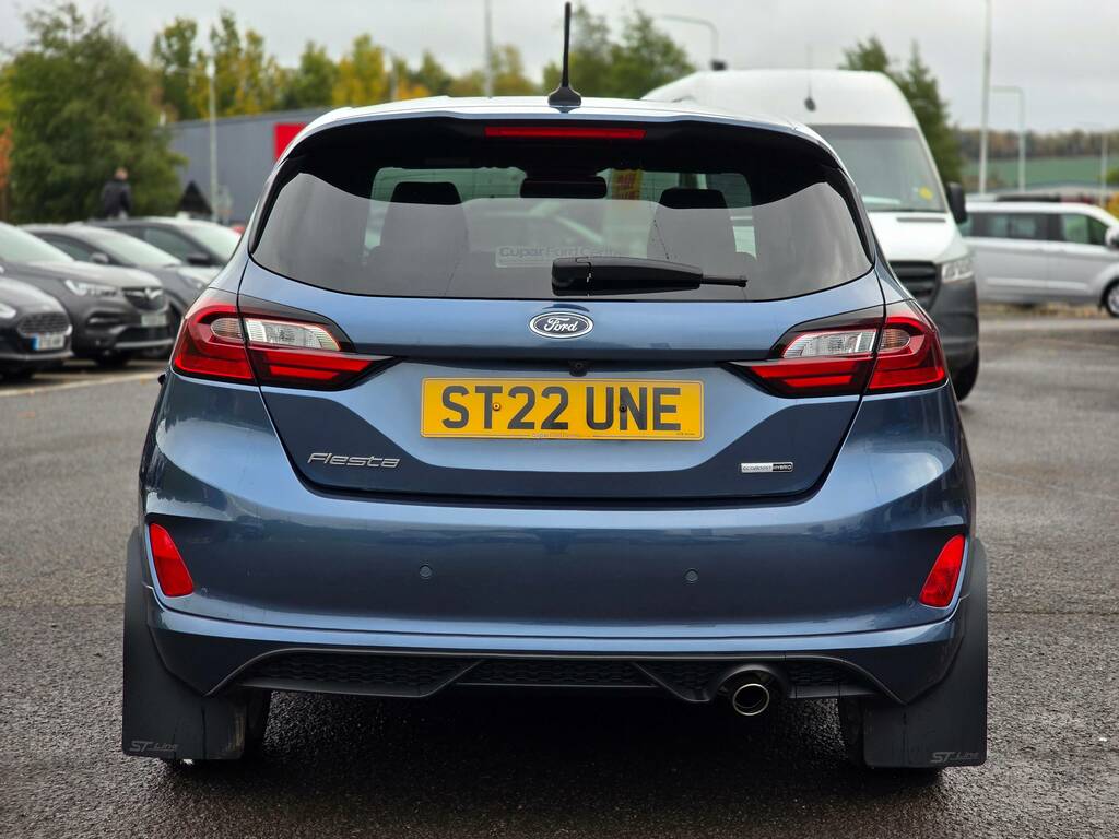 Ford Fiesta 1.0 Ecoboost St-line Vignale Mhev 155Ps ST22UNE Blue #6