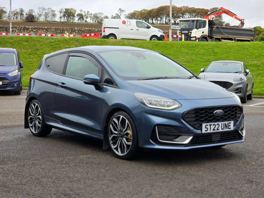 Ford Fiesta 1.0 Ecoboost St-line Vignale Mhev 155Ps ST22UNE Blue #3