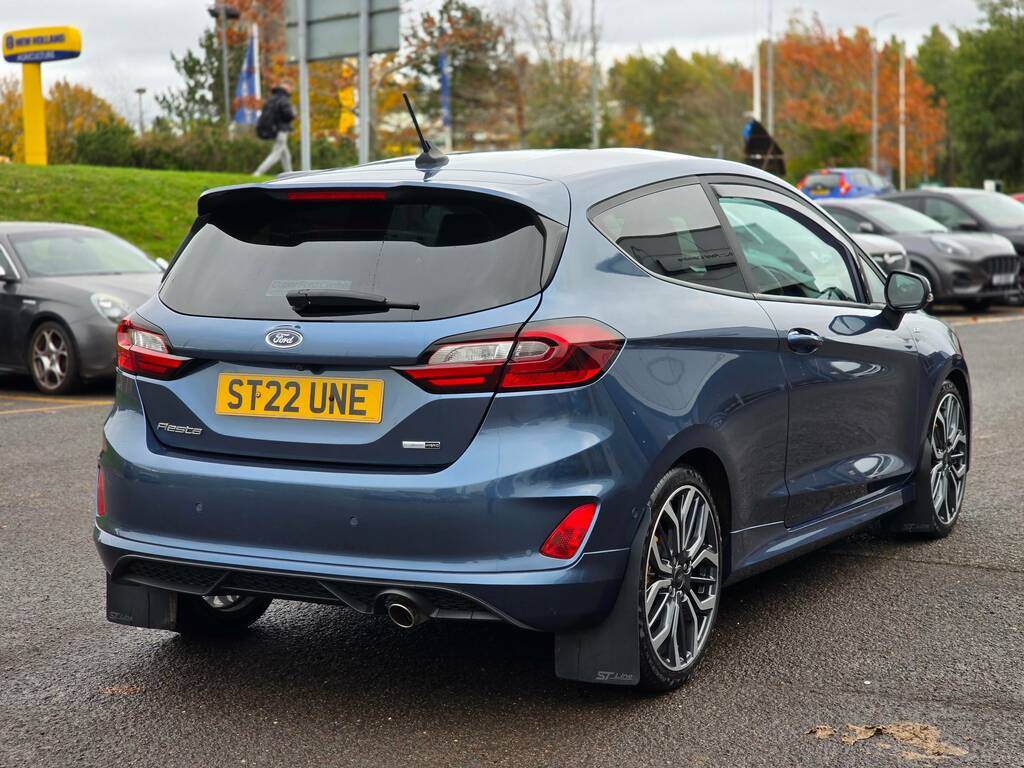 Ford Fiesta 1.0 Ecoboost St-line Vignale Mhev 155Ps ST22UNE Blue #5