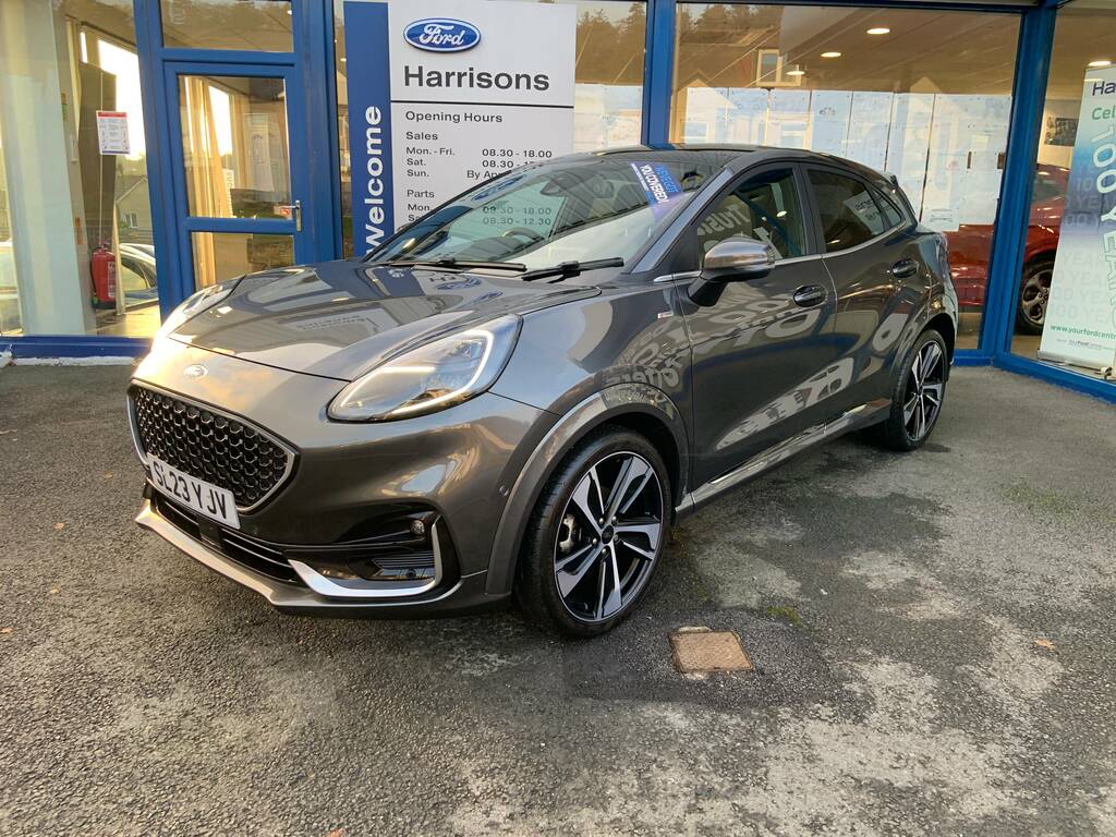 Ford Puma 1.0 Ecoboost Mhev 155Ps St-line Vignale SL23YJV Grey #2