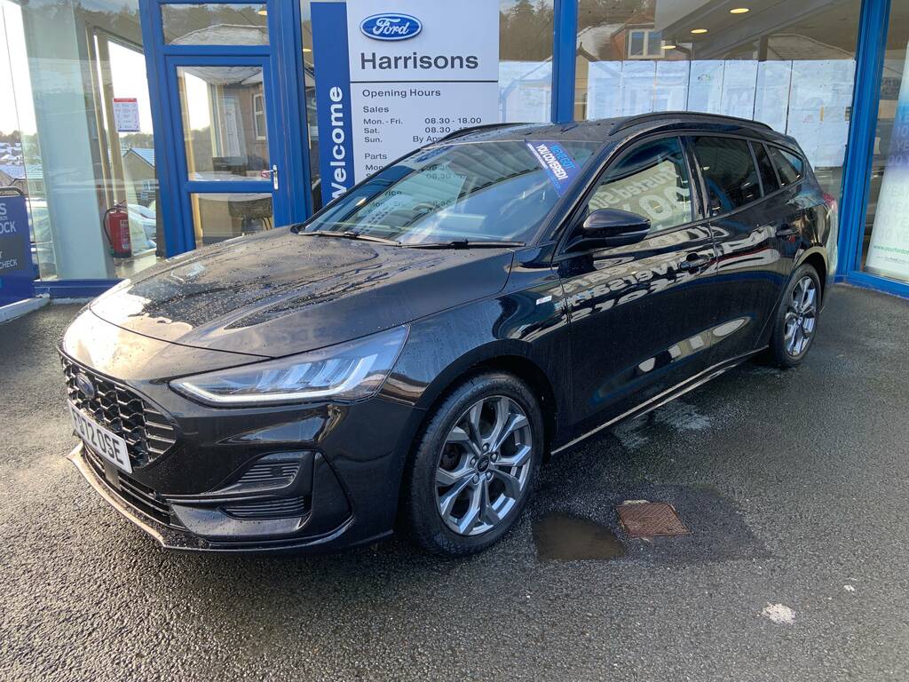 Ford Focus 1.0 Ecoboost St-line 125Ps Estate FD72OSE Black #3