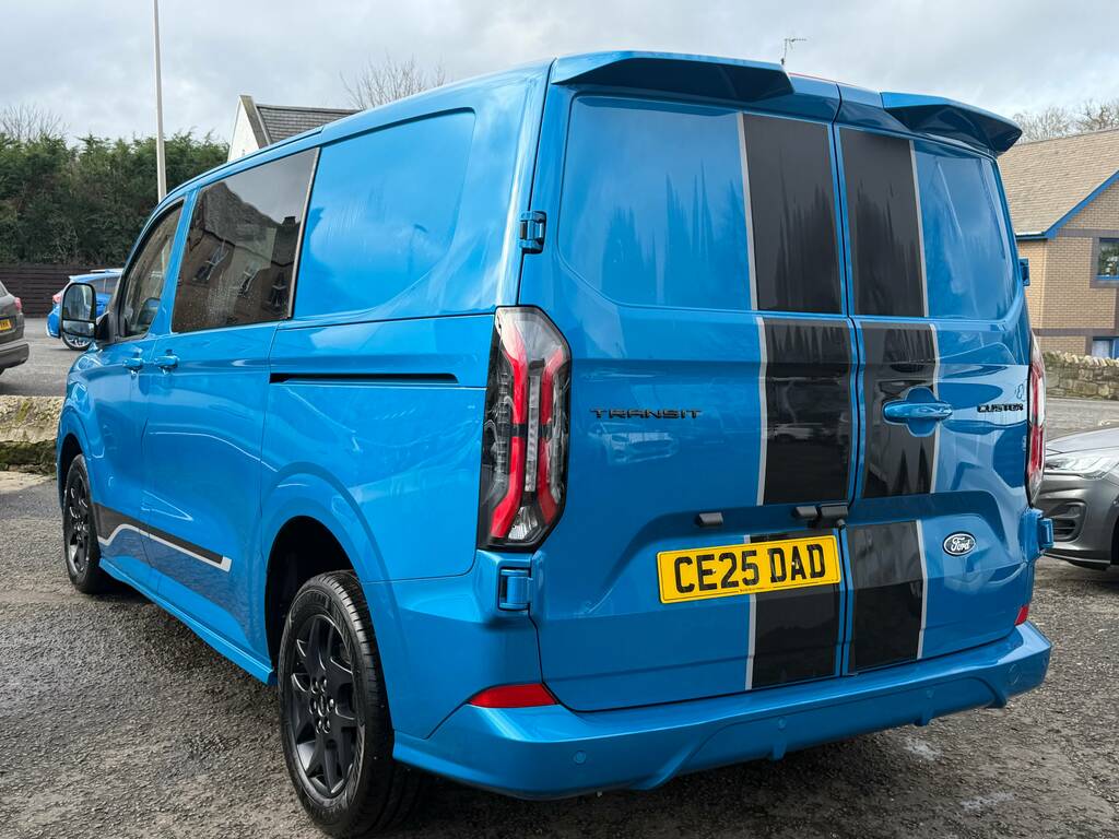 Ford Transit Custom 320 2.0 Ecoblue 170Ps L1 Double Cab Sport CE25DAD Blue #2