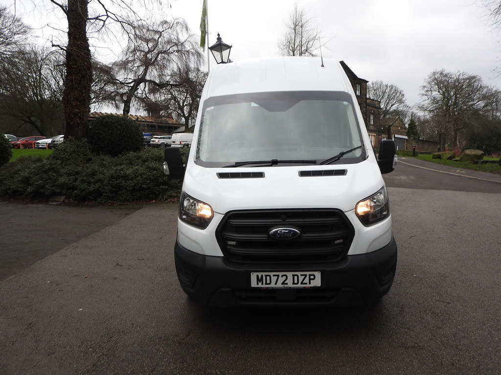 Ford Transit Custom 350 2.0 350 Ecoblue Leader Panel Van Ma MD72DZP White #2