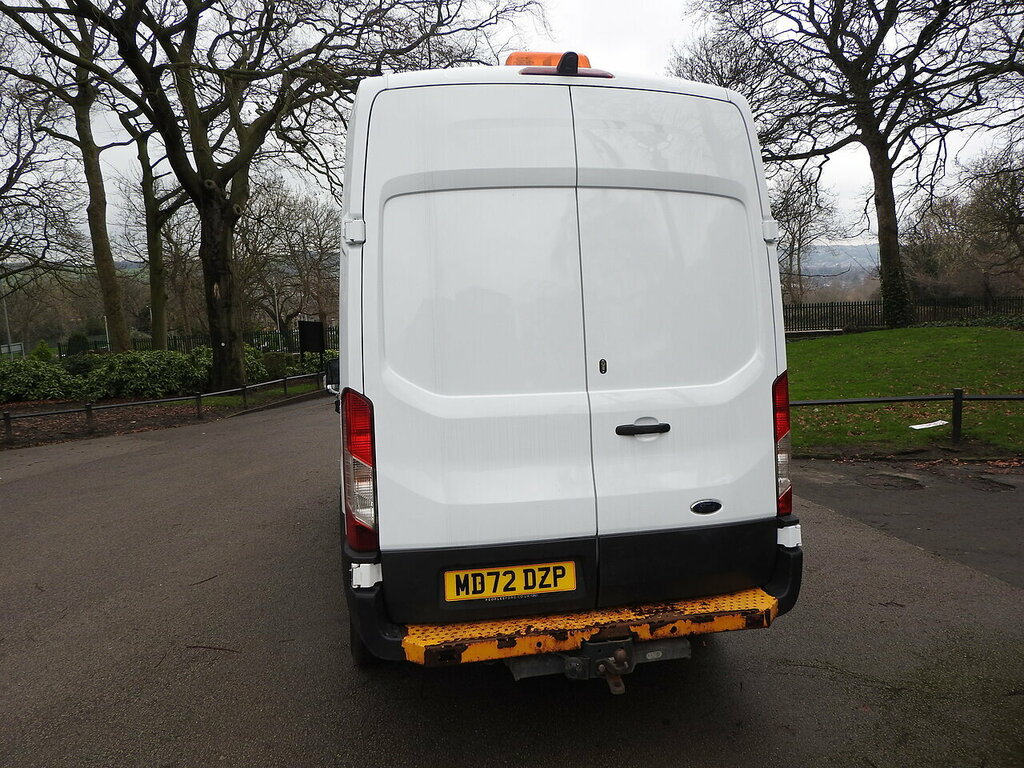 Ford Transit Custom 350 2.0 350 Ecoblue Leader Panel Van Ma MD72DZP White #6