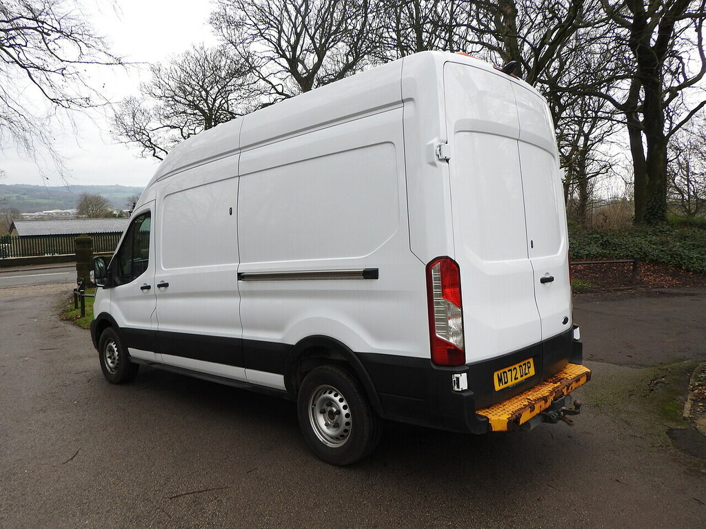 Ford Transit Custom 350 2.0 350 Ecoblue Leader Panel Van Ma MD72DZP White #5