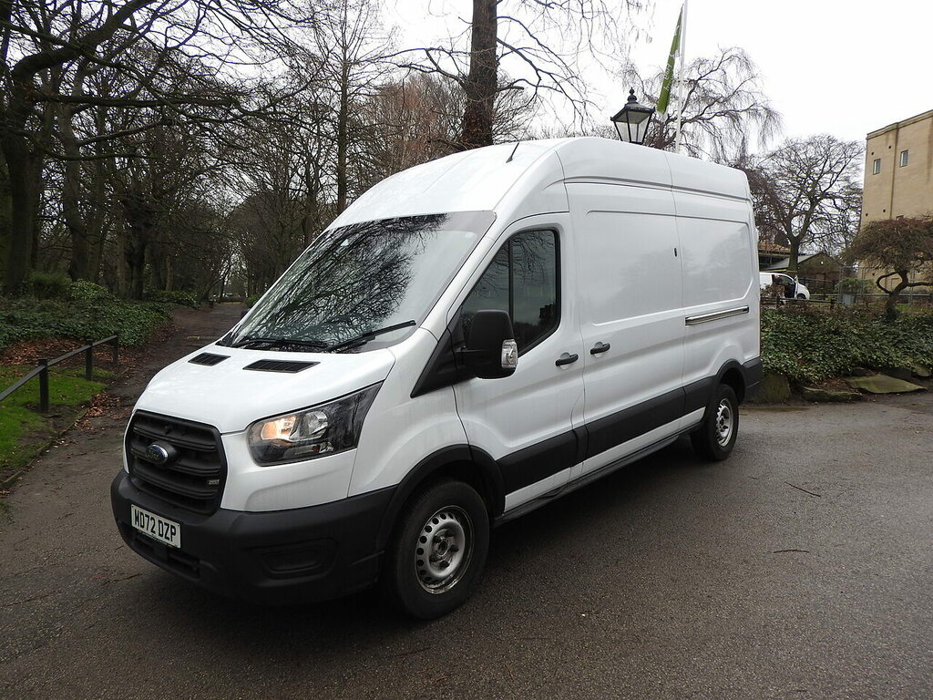 Ford Transit Custom 350 2.0 350 Ecoblue Leader Panel Van Ma MD72DZP White #3