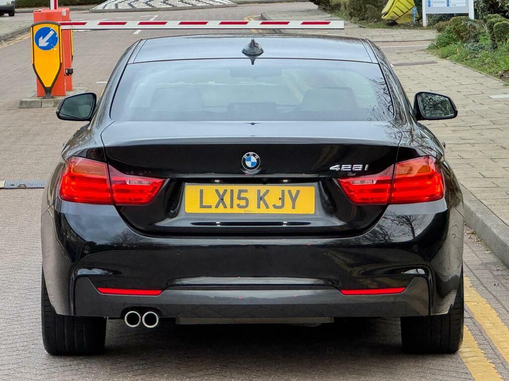 BMW 4 Series 2.0 428I M Sport Euro 6 S S LX15KJY Black #4