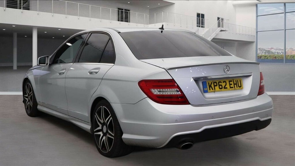 Mercedes-Benz C Class 2.1 Amg Sport Cdi Blueefficiency KP62EHU Silver #2