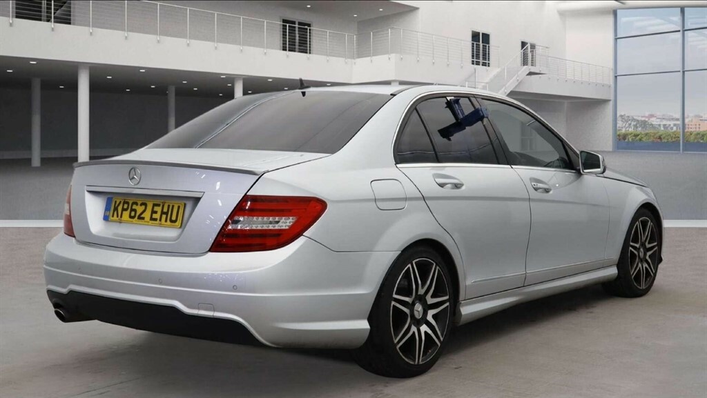 Mercedes-Benz C Class 2.1 Amg Sport Cdi Blueefficiency KP62EHU Silver #3