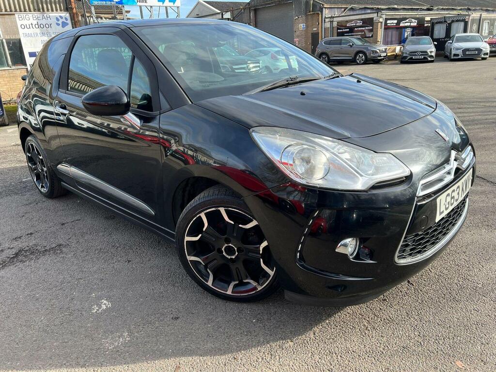 Citroen DS3 Hatchback 1.6 E-hdi Airdream Dstyle Plus Euro 5 S LG63KWY Black #3