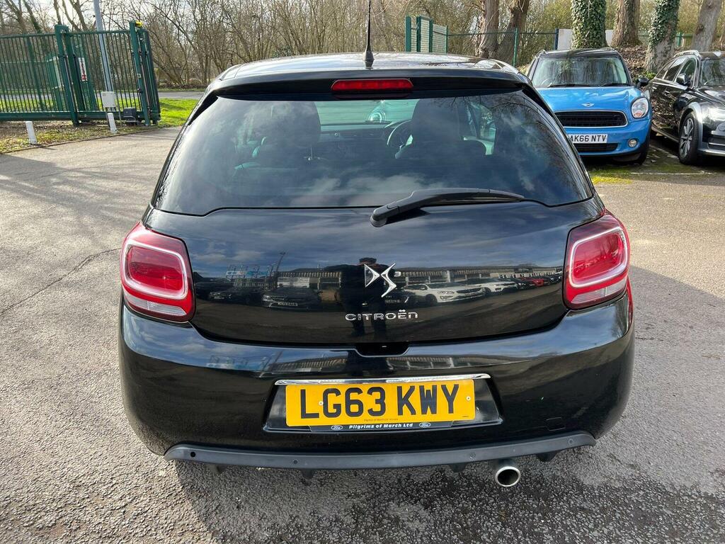 Citroen DS3 Hatchback 1.6 E-hdi Airdream Dstyle Plus Euro 5 S LG63KWY Black #6