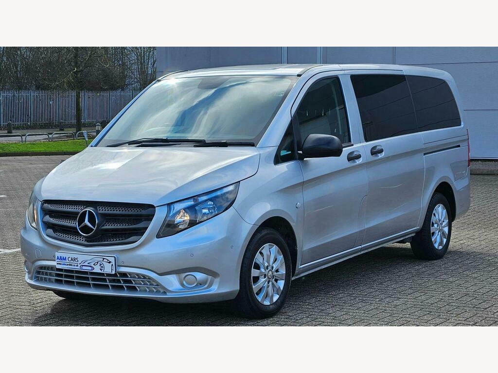 Mercedes-Benz Vito 2.1 114 Cdi Bluetec Select Tourer Rwd L2 Euro 6 S Silver #4