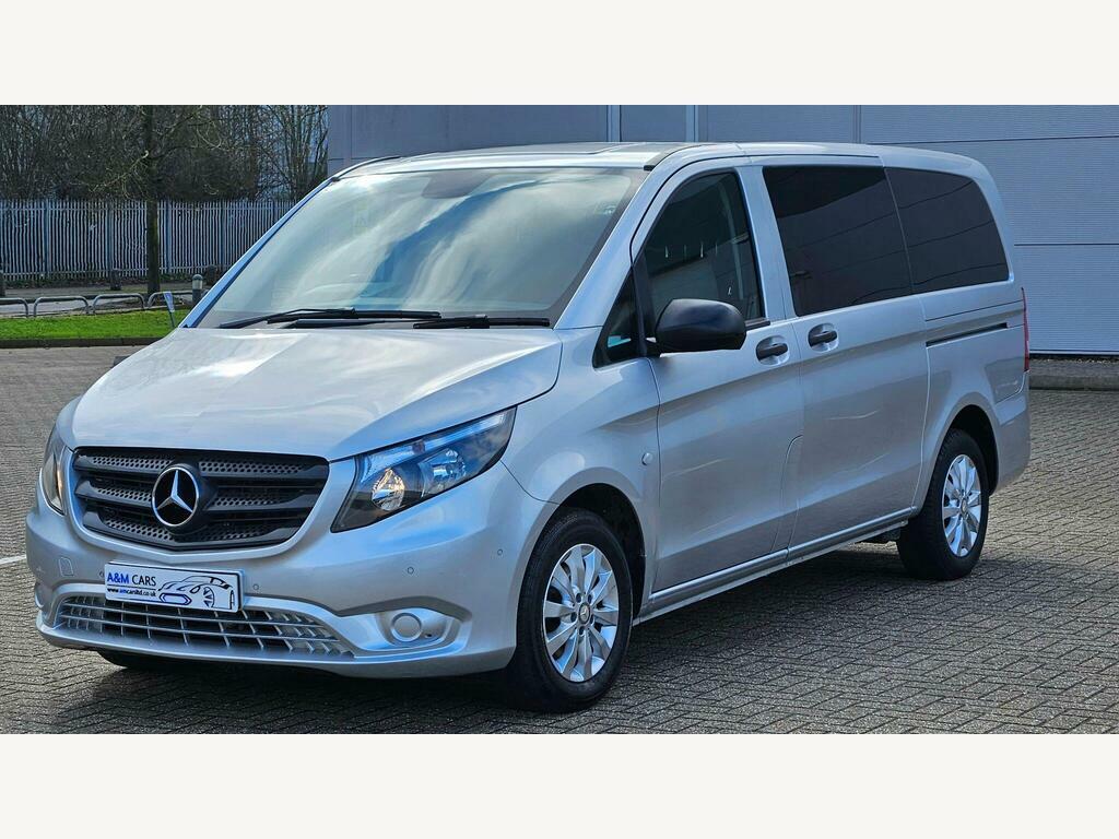 Mercedes-Benz Vito 2.1 114 Cdi Bluetec Select Tourer Rwd L2 Euro 6 S Silver #5