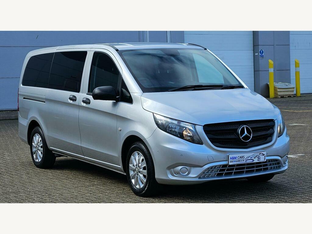 Mercedes-Benz Vito 2.1 114 Cdi Bluetec Select Tourer Rwd L2 Euro 6 S Silver #6