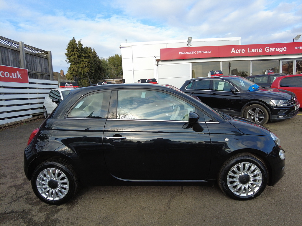 Fiat 500 Lounge Black #2
