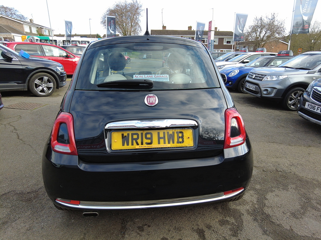 Fiat 500 Lounge Black #4