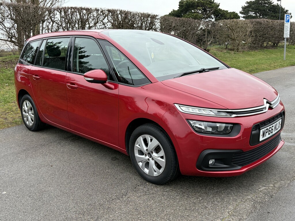 Citroen Grand C4 Picasso Mpv 1.6 Bluehdi Touch Edition 2016 WP66KLX Red #3