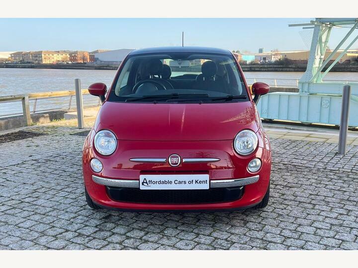 Fiat 500 1.2 Lounge Dualogic Euro 6 Ss LV64ZFA Red #2