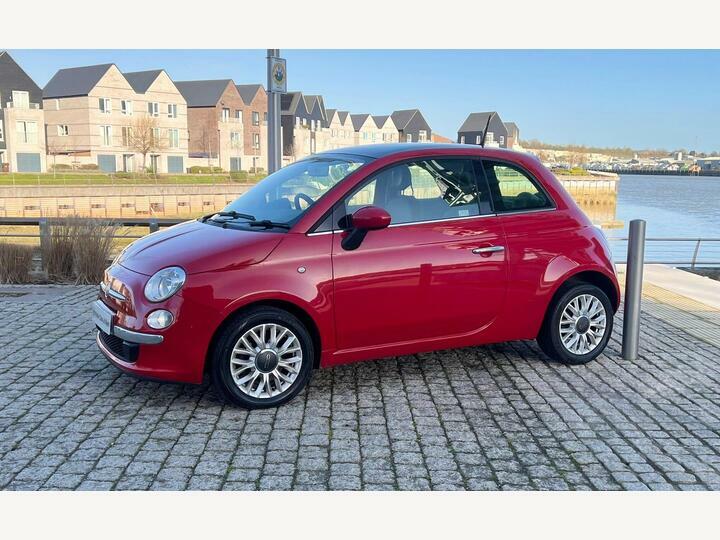 Fiat 500 1.2 Lounge Dualogic Euro 6 Ss LV64ZFA Red #4