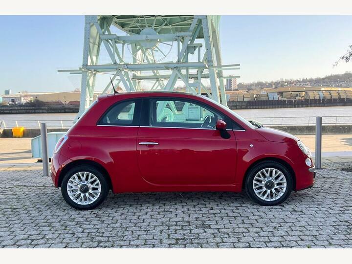 Fiat 500 1.2 Lounge Dualogic Euro 6 Ss LV64ZFA Red #3