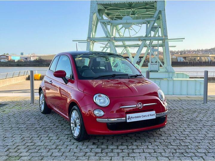Fiat 500 1.2 Lounge Dualogic Euro 6 Ss Red