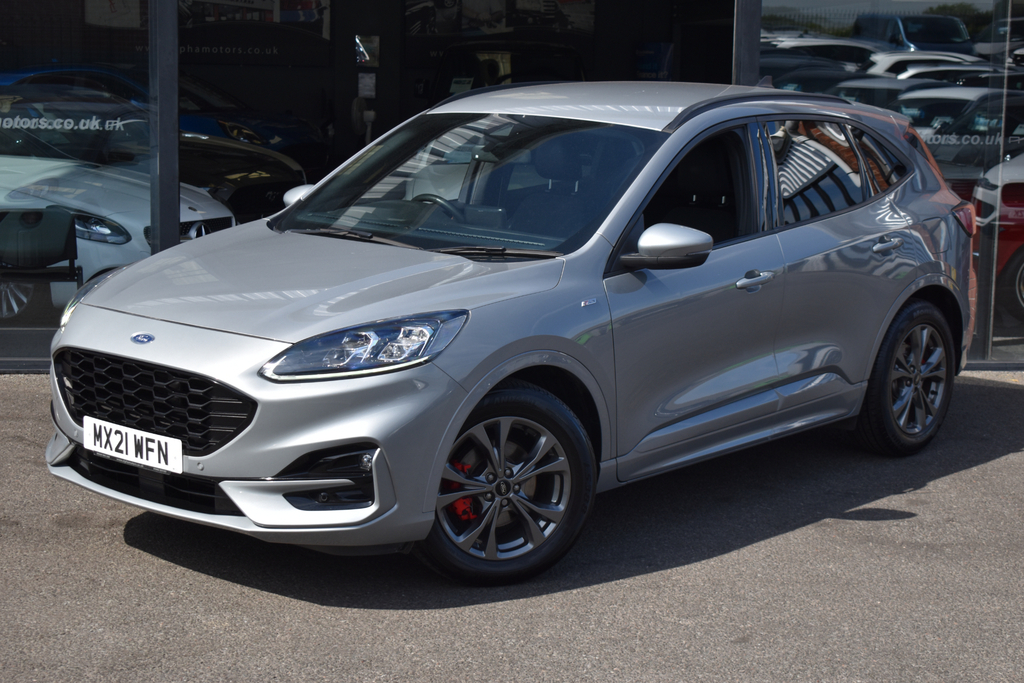 Ford Kuga 1.5 Ecoblue St-line Edition Suv MX21WFN Silver #4