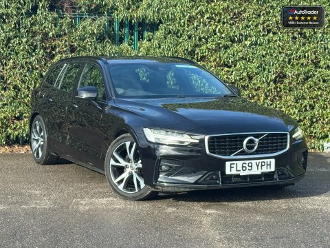 Volvo V60 D4 R-design Estate FL69YPH Black #3