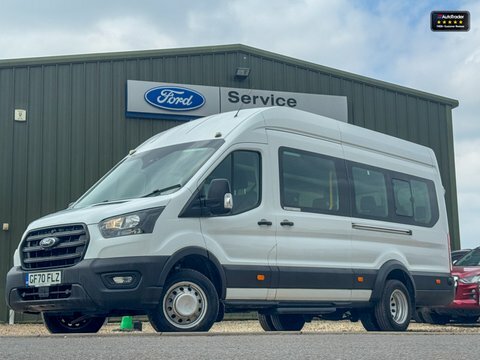 Ford Transit Custom Minibus Xlwb L4h3 GF70FLZ White #2
