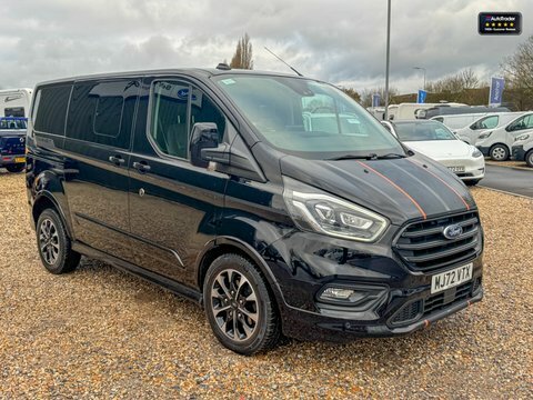 Ford Transit Custom Crew Cab MJ72VTX Black #5