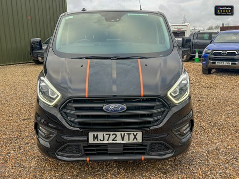 Ford Transit Custom Crew Cab MJ72VTX Black #4