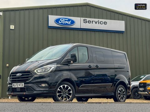 Ford Transit Custom Crew Cab MJ72VTX Black #2
