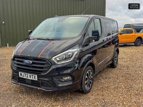 Ford Transit Custom Crew Cab MJ72VTX Black #3