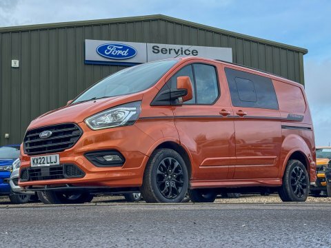 Ford Transit Custom Crew Cab Swb KX22LLJ Orange