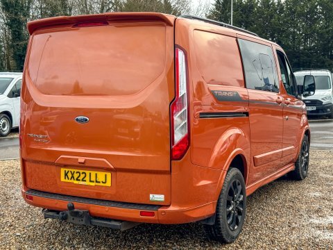 Ford Transit Custom Crew Cab Swb KX22LLJ Orange #6