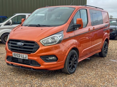 Ford Transit Custom Crew Cab Swb KX22LLJ Orange #2