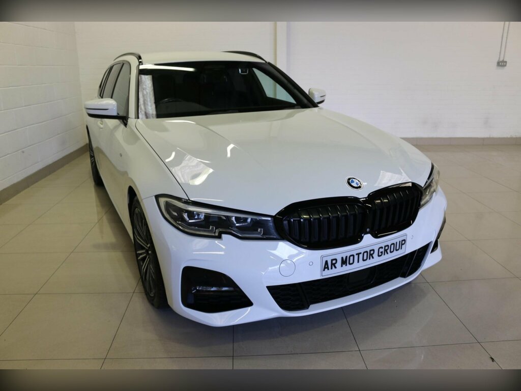 BMW 3 Series 2.0 320D M Sport Touring Euro 6 Ss White #2