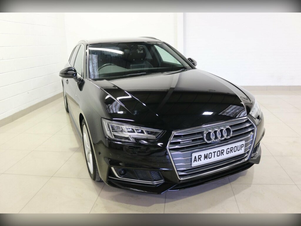 Audi A4 2.0 Tfsi S Line S Tronic Quattro Euro 6 Ss Black #2