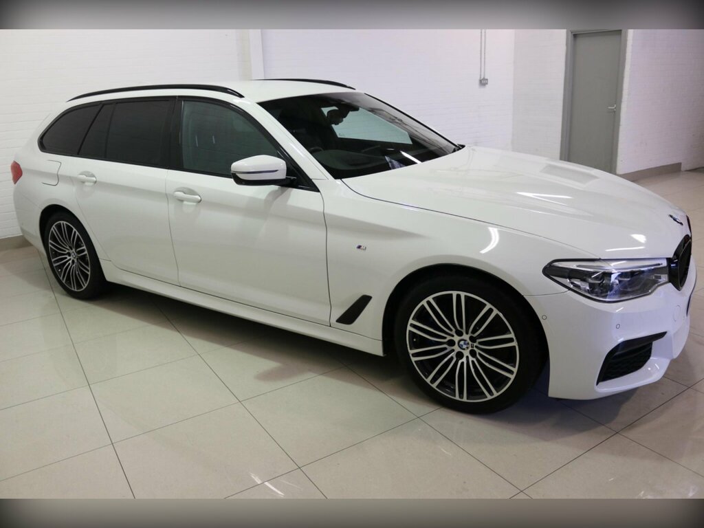 BMW 5 Series 3.0 540I Gpf M Sport Touring Xdrive Euro 6 S White #2